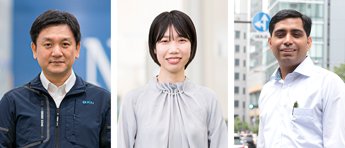 社員3人の画像